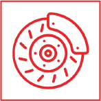 Brake repair service icon