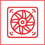 Cooling system repair service icon